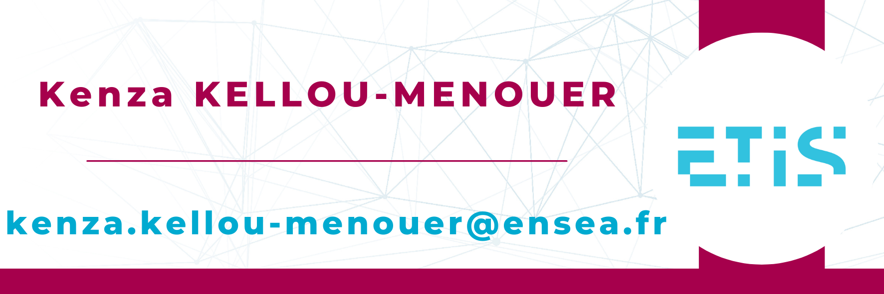 fiche de Kenza Kellou-Menouer