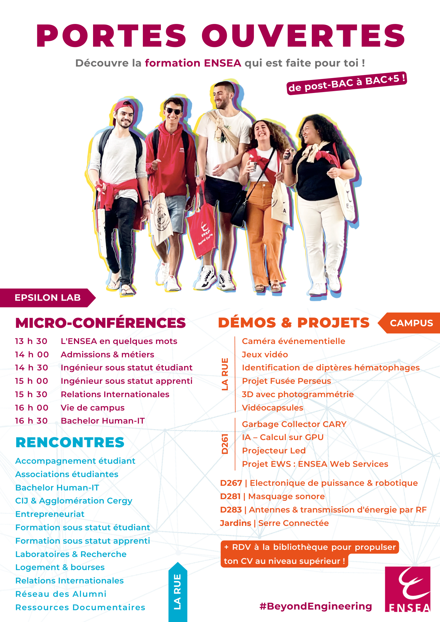 Programme des Portes Ouvertes ENSEA